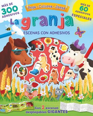 JUEGO ESCENAS CON ADHESIVOS LA GRANJA