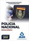 POLICIA NACIONAL ESCALA BASICA. EJERCICIOS PSICOTECNICOS Y DE PERSONALIDAD