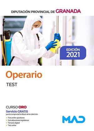 OPERARIO DIPUTACION GRANADA TEST 2021