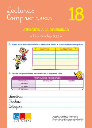 LECTURAS COMPRENSIVAS 18 LEO TEXTOS XII