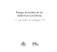 PAISAJES DISTINTIVOS DE LAS SUBBÉTICAS CORDOBESAS