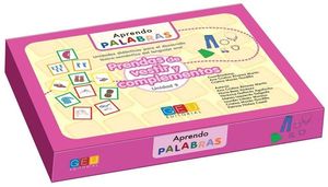 APRENDO PALABRAS 9 PRENDAS DE VESTIR Y COMPLEMENTO