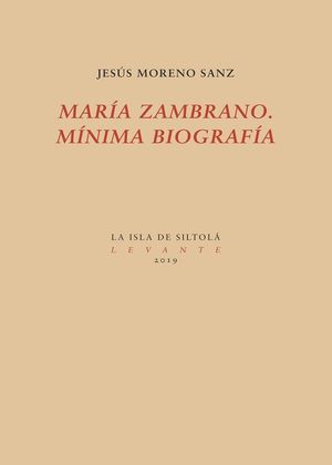 MARÍA ZAMBRANO. MÍNIMA BIOGRAFÍA