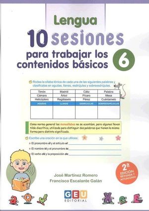 10 SESIONES PARA TRABAJAR CONTENIDOS BASICOS 6