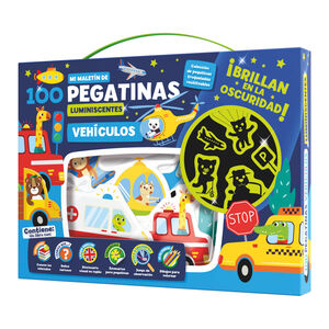 MALETIN VEHICULOS 100 PEGATINAS LUMINOSAS