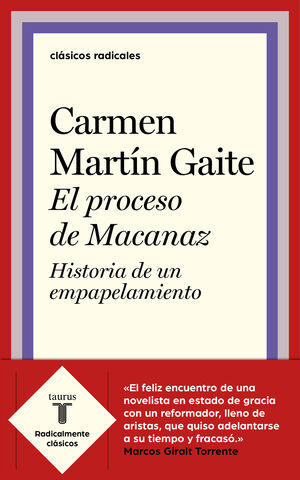 PROCESO DE MACANAZ, EL