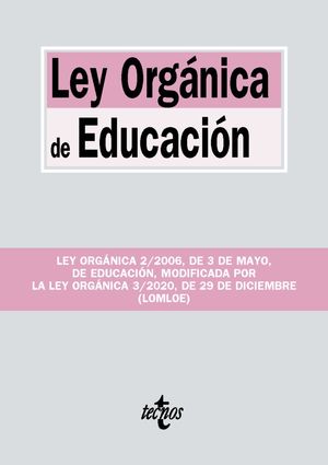 LEY ORGÁNICA DE EDUCACIÓN