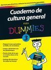 CUADERNO CULTURA GENERAL 3 PARA DUMMIES