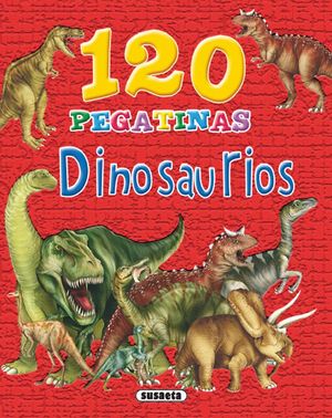 120 PEGATINAS DINOSAURIOS (ROJO)