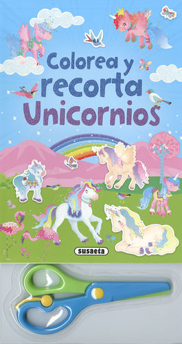 COLOREA Y RECORTA UNICORNIOS