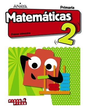 MATEMÁTICAS 2ºPRIMARIA. PIEZAS A PIEZA +TALLER RESOLUCIÓN PROBLEMAS. ANDALUCÍA 2