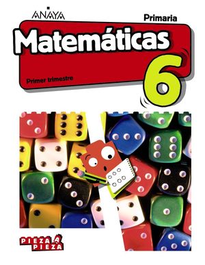MATEMÁTICAS 6ºPRIMARIA. TRIMESTRAL. PIEZA A PIEZA +TALLER RESOLUCIÓN PROBLEMAS.