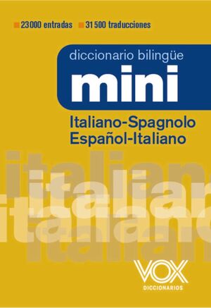 DICCIONARIO MINI ESPAÑOL ITALIANO