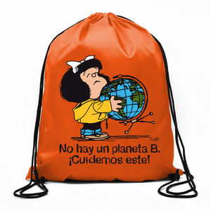 BOLSA DE CUERDAS MAFALDA ¡NO HAY UN PLANETA B!