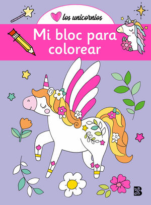 UNICORNIOS-MI BLOC PARA COLOREAR