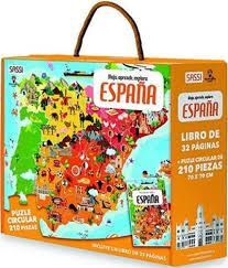ESPAÑA PUZLE CIRCULAR DE 210 PIEZAS 70X70